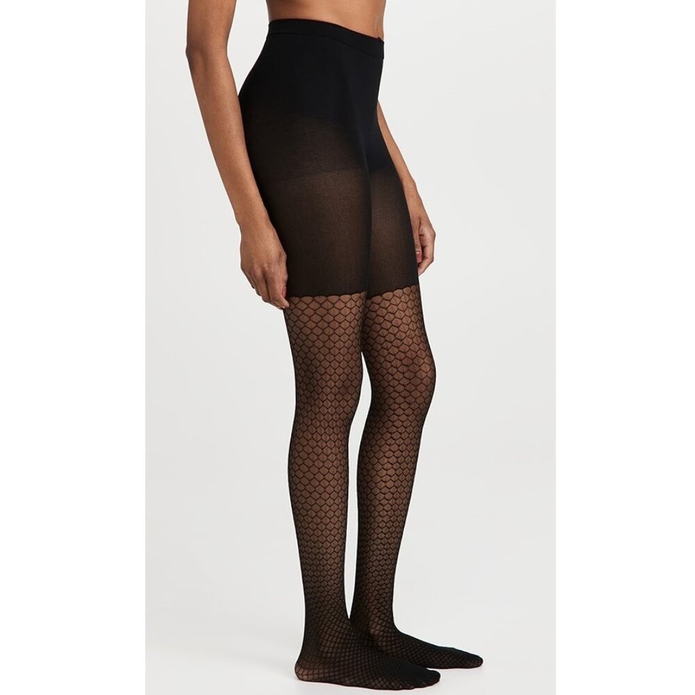 SPANX by Sara Blakely Tight-End Tights Black Diamond Foil (951), Size B